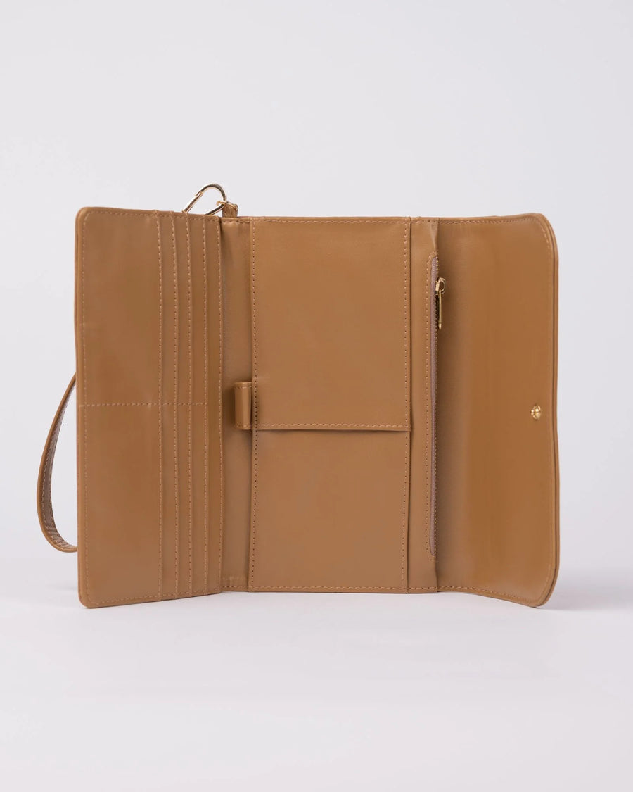 Rusty Aria Suede Travel Wallet