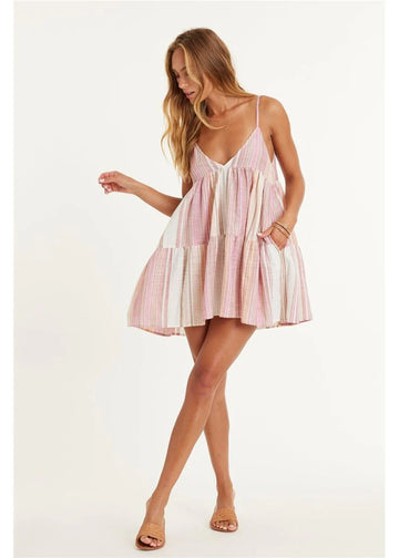 Amuse Sightseer Woven Woven Tank Mini Dress