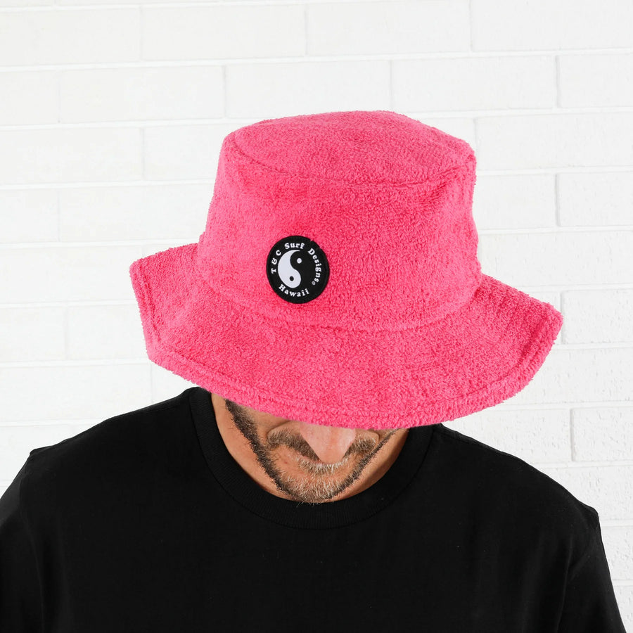 T & C Terry Bucket Hat - Rose