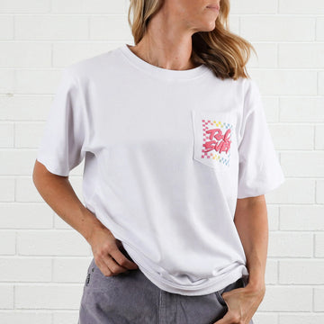T & C Border Check Tee - Puff