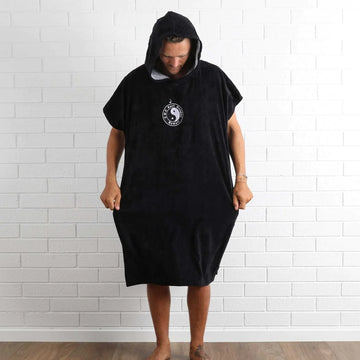 Town And Country Yin Yang Hooded Towel
