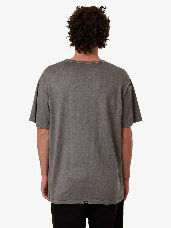 Thrills Hemp Thrills Embro Contrast Stitch Merch Fit Tee - Grey Ash