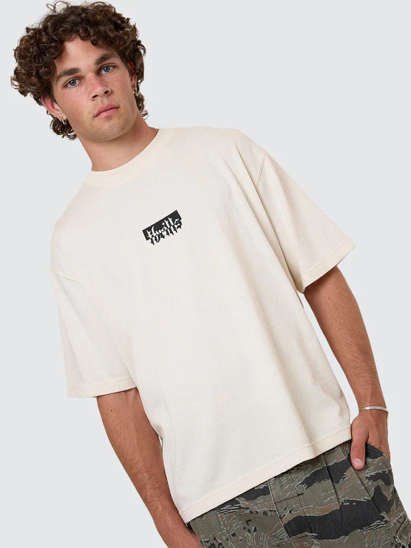 Thrills Minimal Thrills Embro Box Fit Oversize Short Tee
