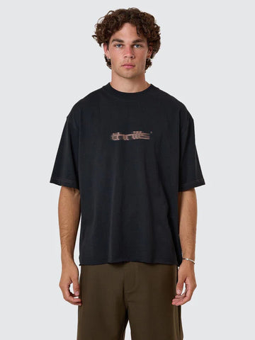 Thrills Metamorphic Daze Box Fit Oversize Short Raw Hem Tee