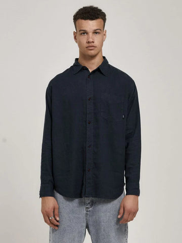 Thrills Hemp Minimal Thrills Oversize Long Sleeve Shirt