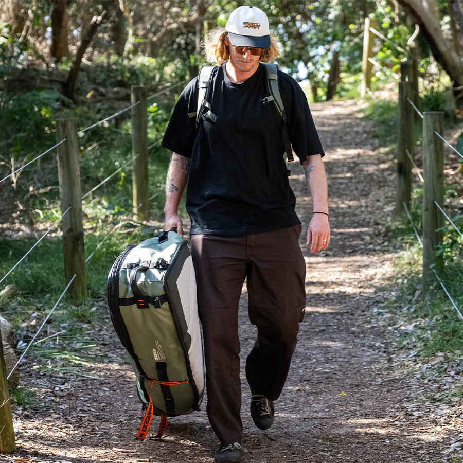 FCS Travel 3W Shortboard/Fish Wheelie