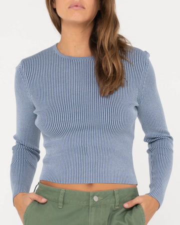 Rusty Solace Long Sleeve Knitted Top
