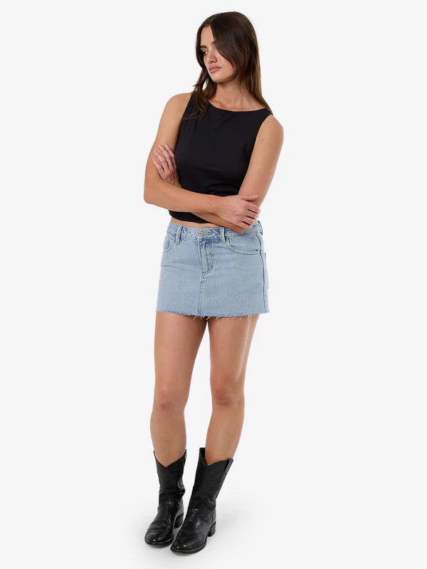 Thrills Carmen Skirt - Shadow Blue