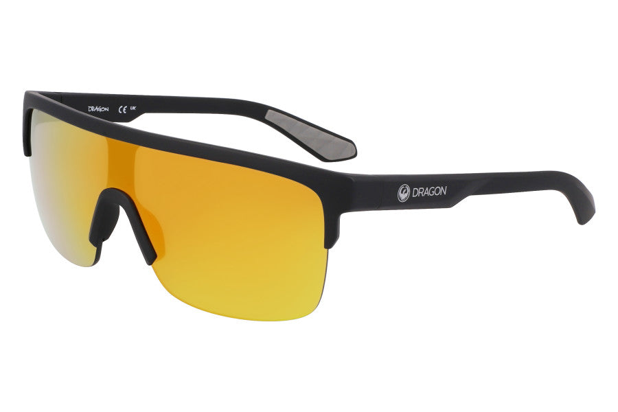 Dragon Slotted - Matte Black/Red Ion