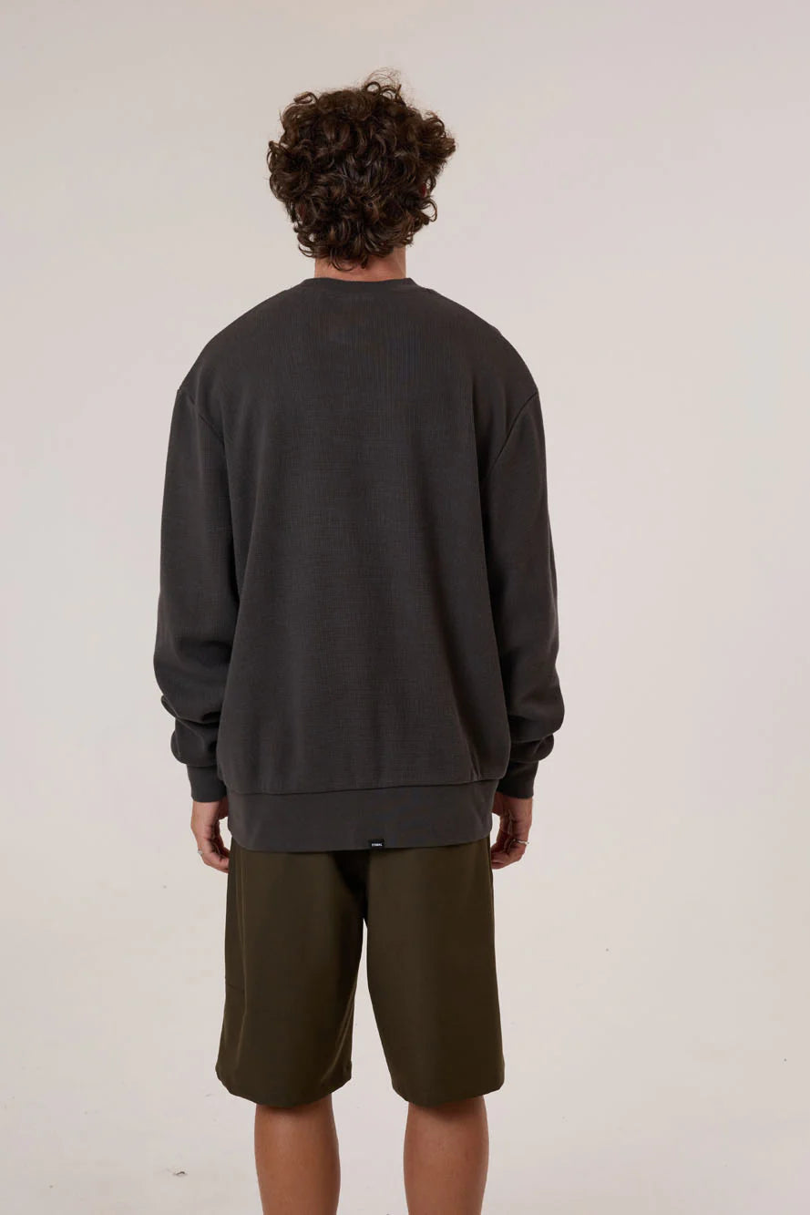Thrills Arts & Industrial Oversize Waffle Crew
