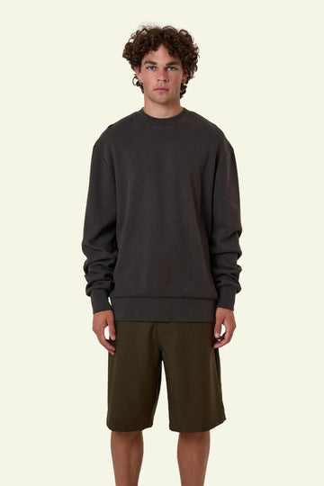 Thrills Arts & Industrial Oversize Waffle Crew