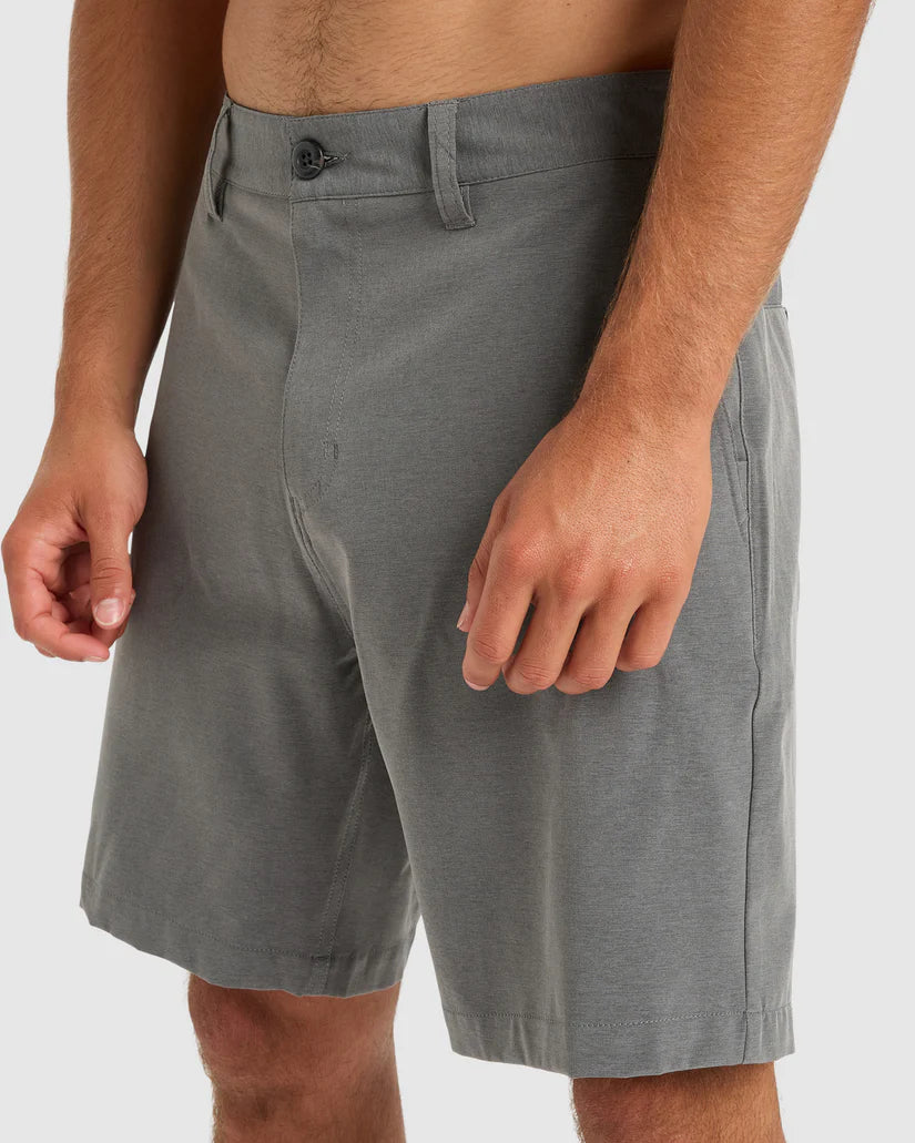 Quiksilver Union Heather Amphibian Short - Black Heather