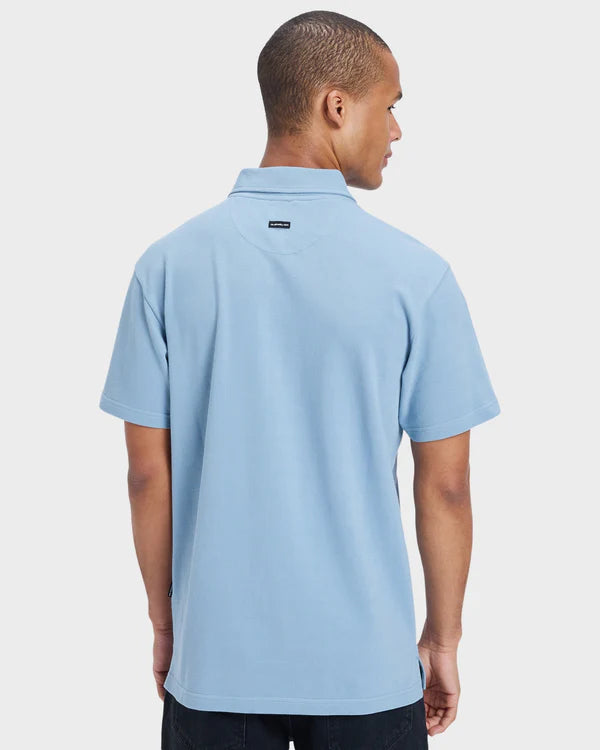 Quiksilver Pique Polo - Ashley Blue