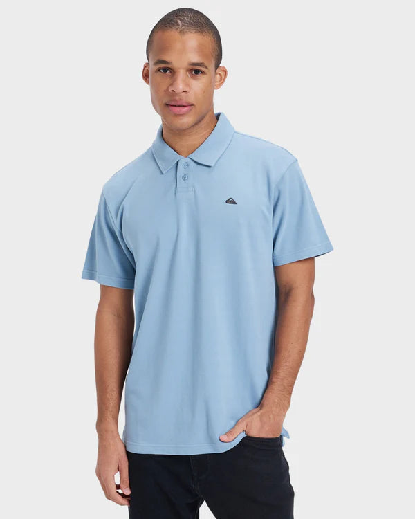 Quiksilver Pique Polo - Ashley Blue