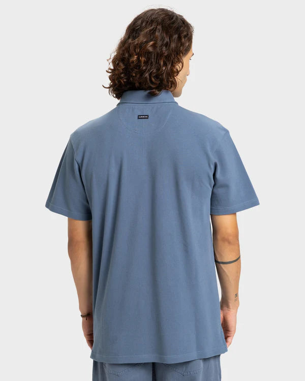Quiksilver Pique Polo- China Blue