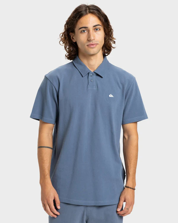 Quiksilver Pique Polo- China Blue
