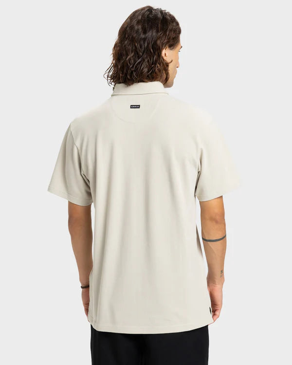 Quiksilver Pique Polo- Moonstruck