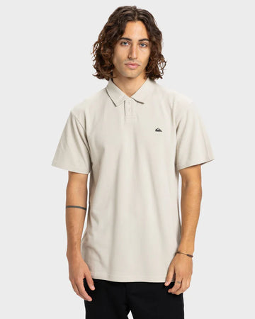 Quiksilver Pique Polo- Moonstruck