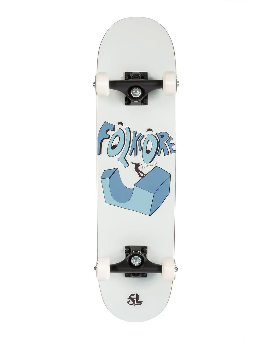 Folklore Warm Press Comp Mini Half Pipe - Blue