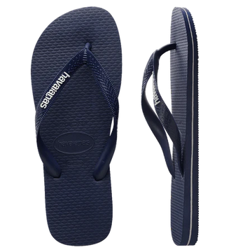 Havaianas Rubber Logo Navy Blue/White