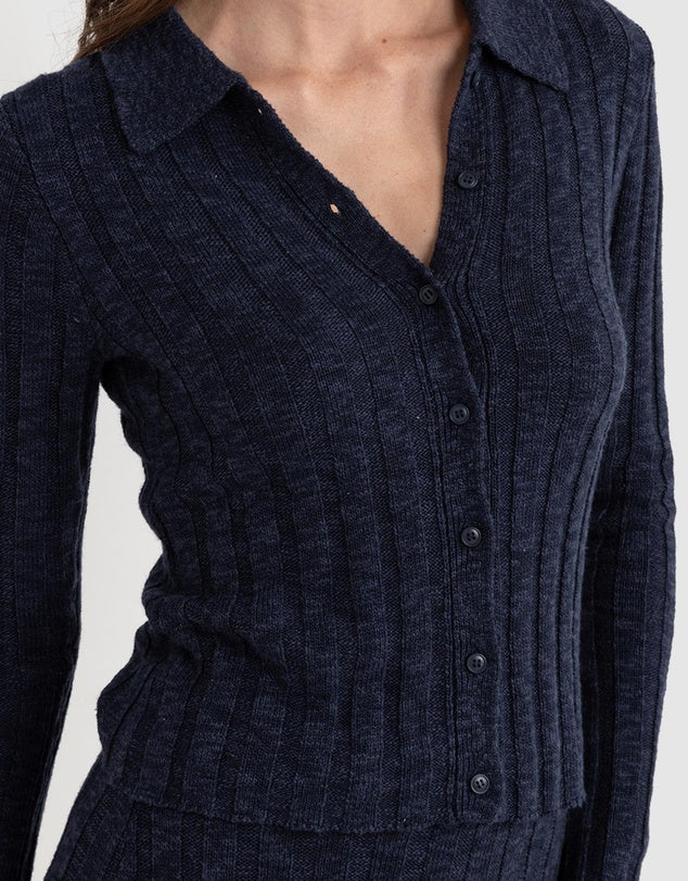 Rhythm Koko Long Sleeve Knit Top
