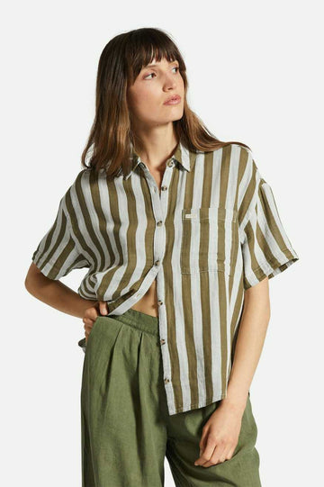 Brixton Mykonos Stripe Woven Shirt
