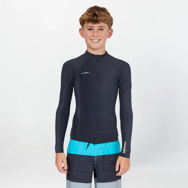 Oneill Boys HyperX Long Sleeve 1.5mm Wetsuit Top