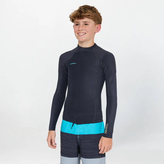 Oneill Boys HyperX Long Sleeve 1.5mm Wetsuit Top