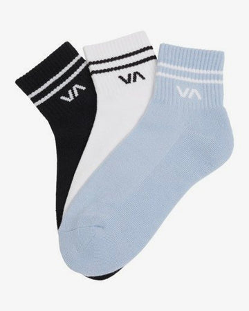 RVCA VA Mini Crew Sock 3 Pack