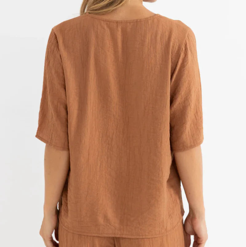 Rhythm Airlie Short Sleeve Top