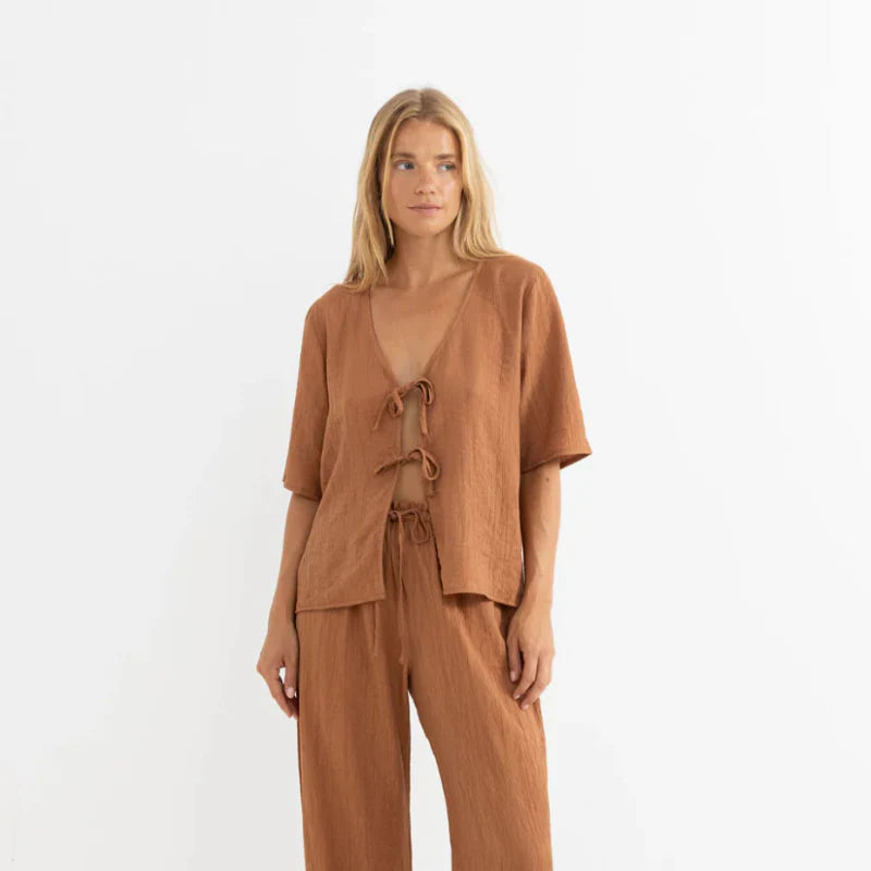 Rhythm Airlie Short Sleeve Top