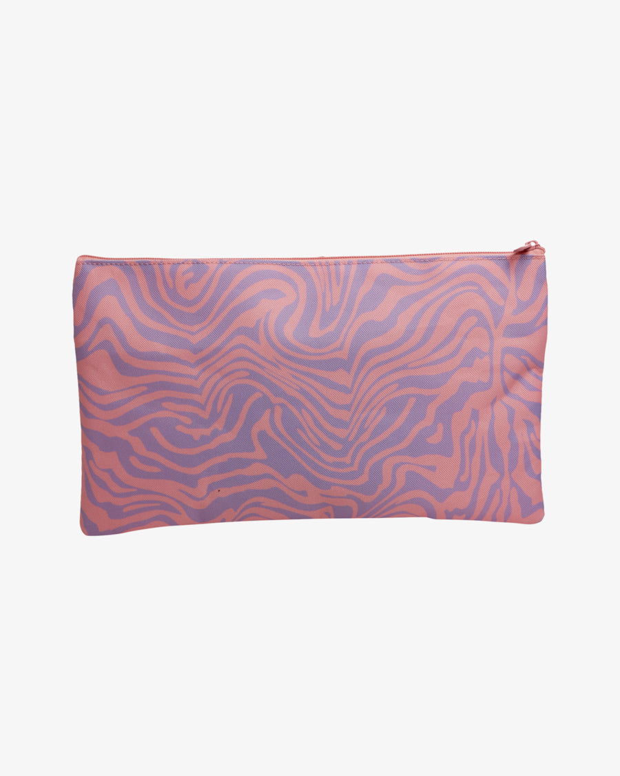 Billabong Slow Tide Large Pencil Case - Lilac