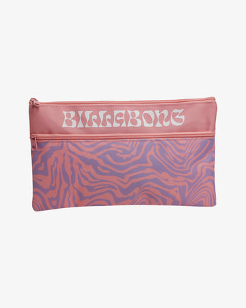 Billabong Slow Tide Large Pencil Case - Lilac