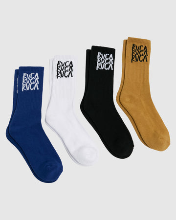 RVCA Seasonal Sock 4 Pack