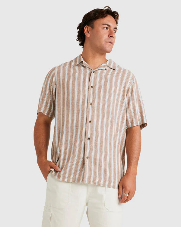 RVCA Beat Stripe Vintage Shirt