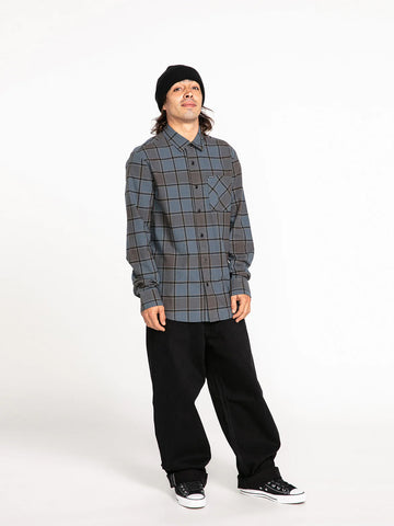 Volcom Caden Plaid Long Sleeve Flannel
