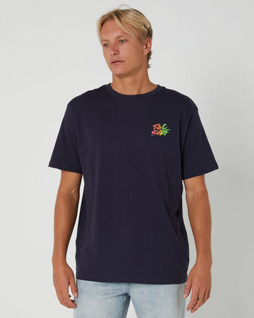 TOWN AND COUNTRY BORDER CHECK TEE