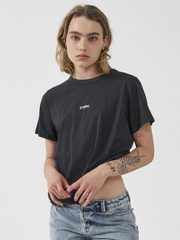 Thrills Minimal Thrills Relaxed Tee - Washed Black