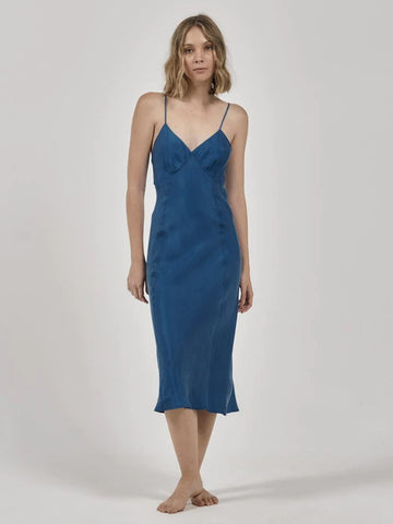 Thrills Chelsea Slip Dress - Botanical Blue