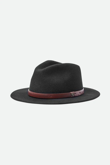 Brixton Messer Fedora- Black - Coastal Life Surf Supply CoBRIXTON