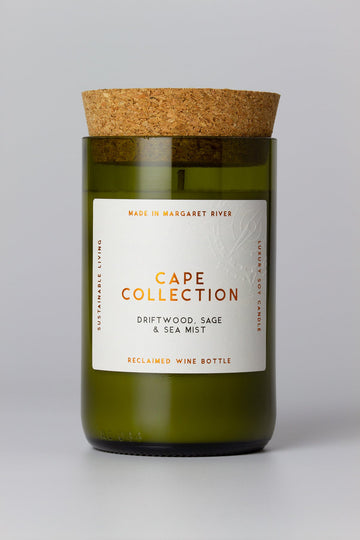 Cape Collection Driftwood, Sage & Sea Mist 50 + Hour Candle - Coastal Life Surf Supply CoLUMINESSENCE