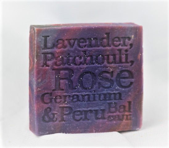 Corrynnes Lavender, Patchouli, Rose Geranium & Peru Soap - Coastal Life Surf Supply CoCORRYNNES