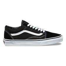 Vans Old Skool Kids Black/White-VANS