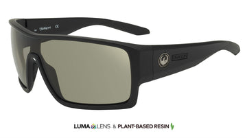 Dragon Flash Matte Black/LL Smoke Polarised - Coastal Life Surf Supply CoDragon