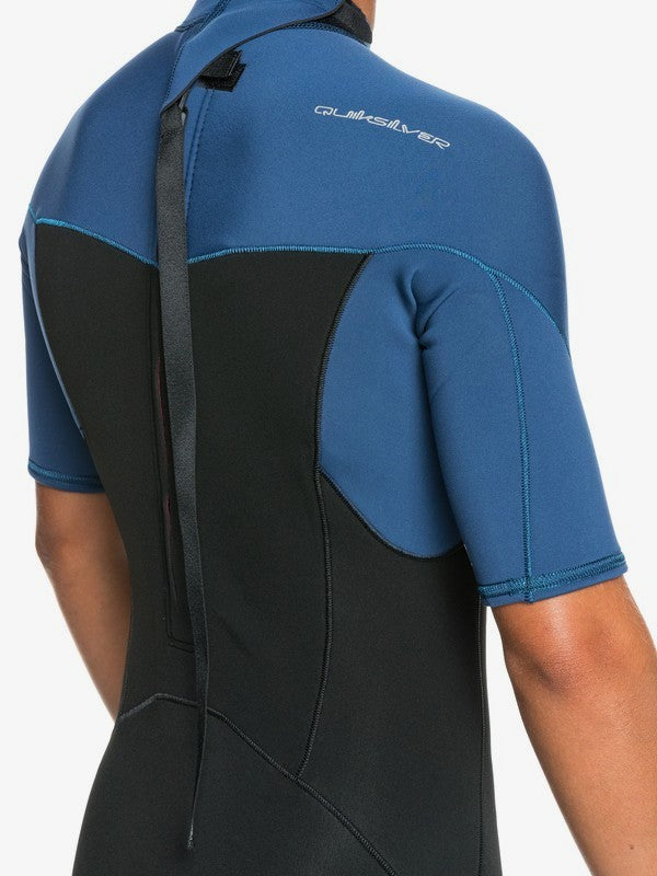 Quiksilver Everyday Sessions 2/2 Short Sleeve Backzip Boys Wetsuit-QUIKSILVER