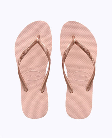 Havaiana Slim Metallic Ballet Rose - Coastal Life Surf Supply CoHAVAIANAS