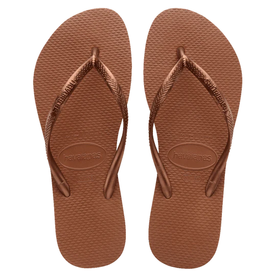 Havaianas Slim Metallic Rose Gold