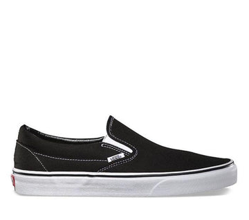 VANS CLASSIC SLIP ON- BLACK/WHITE-VANS