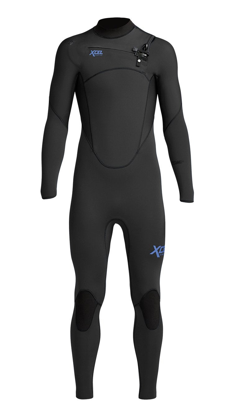 Xcel Boys Comp 3/2mm Fullsuit- Black-XCEL