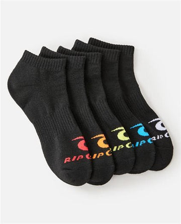 Ripcurl Corp Ankle Sock 5 Pack Boys - Coastal Life Surf Supply CoRIPCURL